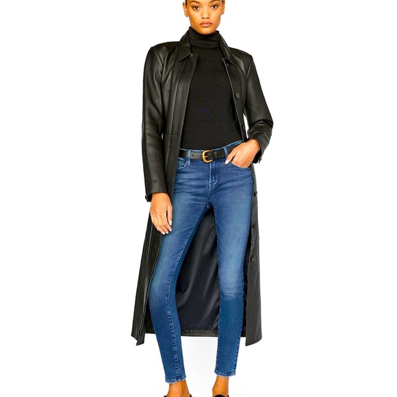Frame Le Skinny de Jeanne Crop - Picture 1 of 13